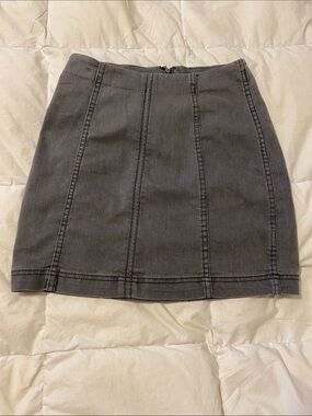 Free People Gray Skirt